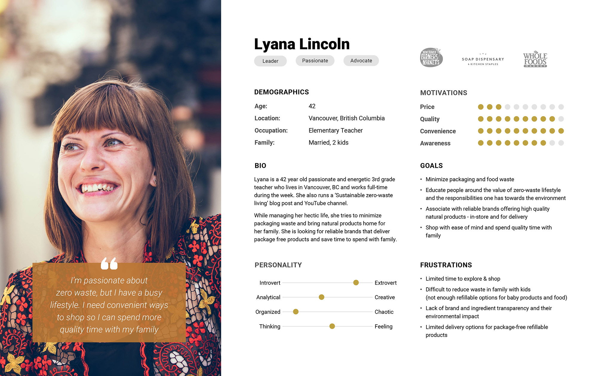 User Persona of Lyana Lincoln